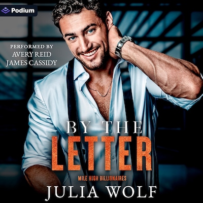 By the Letter – omslag til lydbogen af Julia Wolf