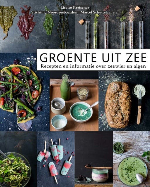 Groente uit zee: recepten en informatie over zeewier en algen – omslag van het luisterboek van Lisette Kreischer