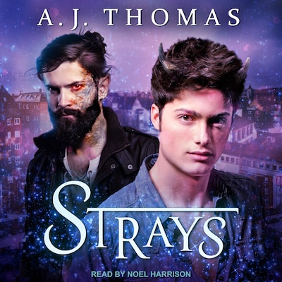Strays – omslag til lydbogen af AJ Thomas