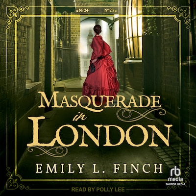 Masquerade in London – omslag til lydbogen af Emily L. Finch