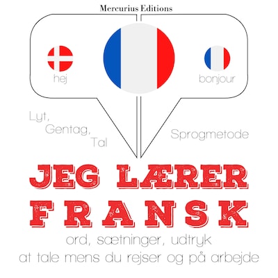 Jeg lærer fransk – omslag til lydbogen af JM Gardner