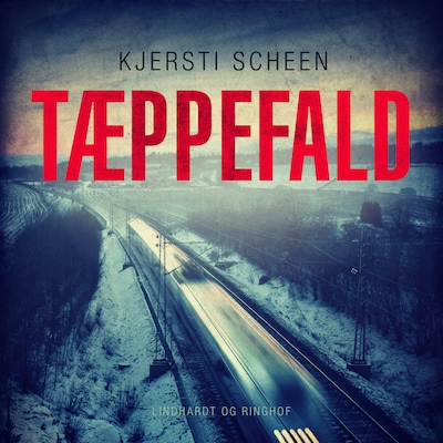 Tæppefald – omslag til lydbogen af Kjersti Scheen