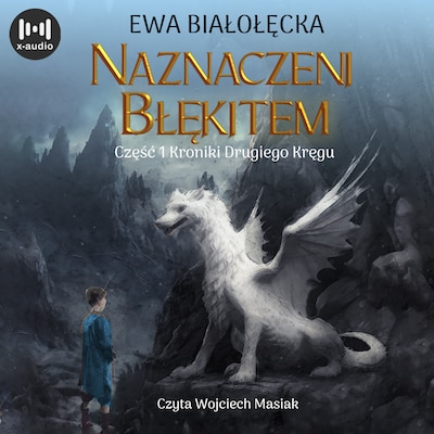 Naznaczeni błękitem – okładka audiobooka, autor Ewa Białołęcka
