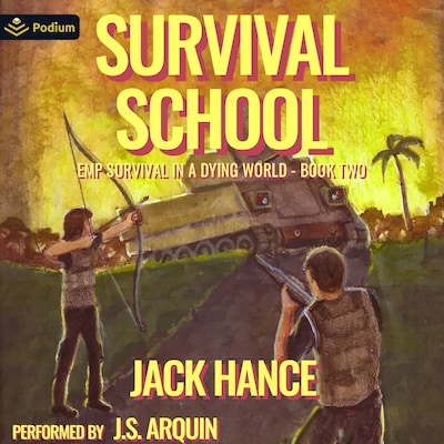 Survival School – omslag til lydbogen af Jack Hance