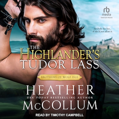 The Highlander's Tudor Lass – omslag til lydbogen af Heather McCollum