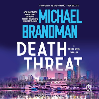 Death Threat – omslag til lydbogen af Michael Brandman