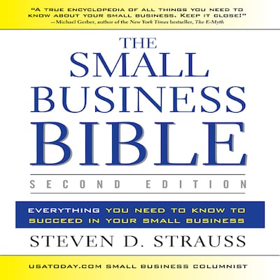 The Small Business Bible, 2E – omslag til lydbogen af Steven D. Strauss