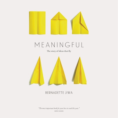 Meaningful – omslag til lydbogen af Bernadette Jiwa