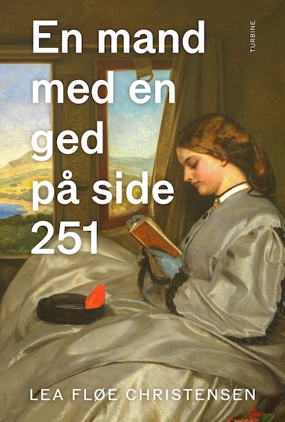 En mand med en ged på side 251 – omslag til lydbogen af Lea Fløe Christensen
