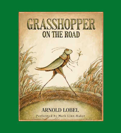 Grasshopper on the Road – omslag van het luisterboek van Arnold Lobel