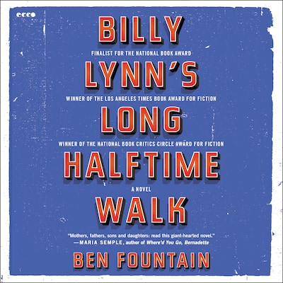 Billy Lynn's Long Halftime Walk – omslag til lydbogen af Ben Fountain