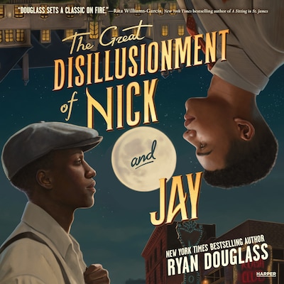 The Great Disillusionment of Nick and Jay – omslag til lydbogen af Ryan Douglass