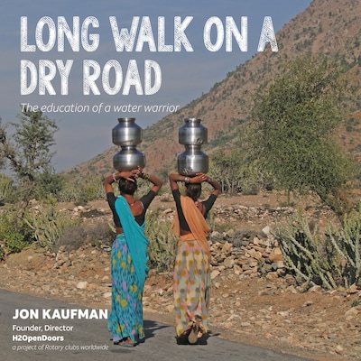 Long Walk on a Dry Road – omslag til lydbogen af Jon Kaufman