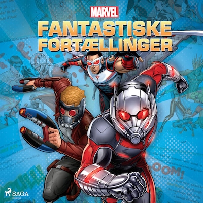 Marvel - Fantastiske fortællinger – omslag til lydbogen af Marvel