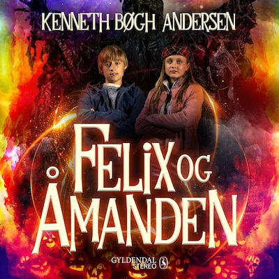 Felix og Åmanden – omslag til lydbogen af Kenneth Bøgh Andersen