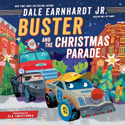 Buster and the Christmas Parade – okładka audiobooka, autor Dale Earnhardt Jr.