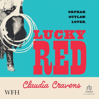 Lucky Red – omslag til lydbogen af Claudia Cravens