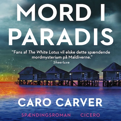 Mord i paradis – omslag til lydbogen af Caro Carver