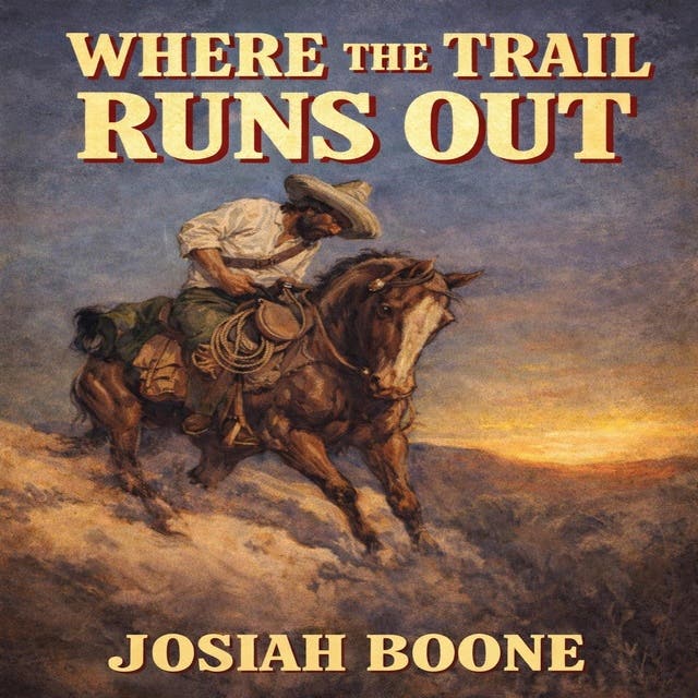 Where the Trail Runs Out: A Classic Western – omslag til lydbogen af Josiah Boone