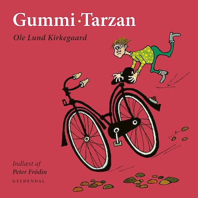 Gummi-Tarzan – omslag til lydbogen af Ole Lund Kirkegaard