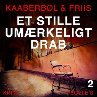 Et stille umærkeligt drab – omslag til lydbogen af Agnete Friis, Lene Kaaberbøl