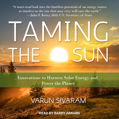Taming the Sun – omslag til lydbogen af Varun Sivaram