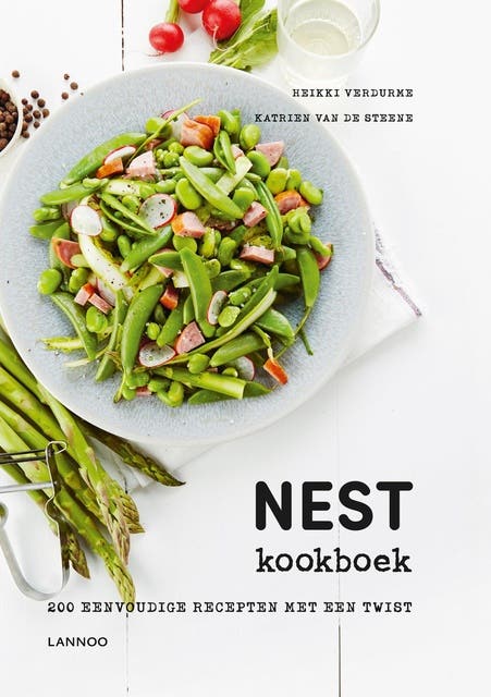 Nest kookboek: 200 eenvoudige recepten met een twist – omslag van het luisterboek van Heikki Verdurme,Katrien van de Steene