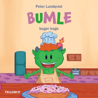 Bumle #1: Bumle bager kage – omslag til lydbogen af Peter Lundqvist