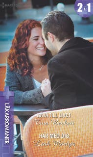 Gåva till livet / Här med dig – omslag till ljudboken av Leah Martyn,Tina Beckett