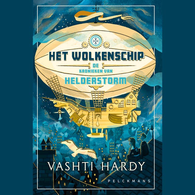 Het wolkenschip – omslag van het luisterboek van Vashti Hardy