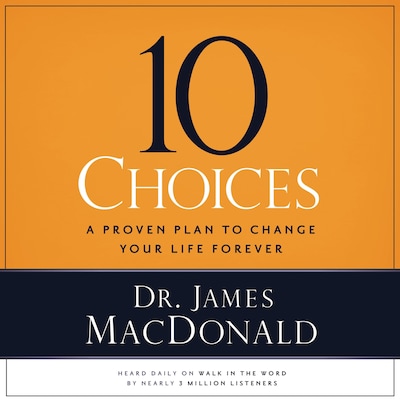 10 Choices – omslag til lydbogen af James Macdonald