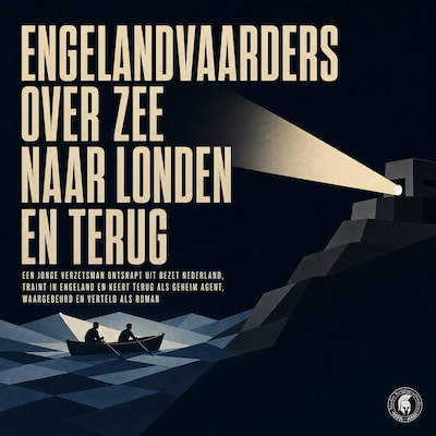 Engelandvaarders over Zee Naar Londen En Terug – omslag van het luisterboek van Studio Krijgsgeschiedenis