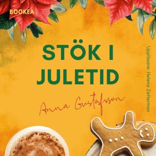 Stök i juletid – omslag till ljudboken av Anna Gustafsson
