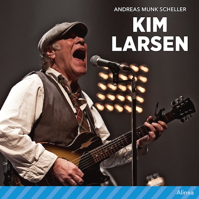 Kim Larsen – omslag til lydbogen af Andreas Munk Scheller