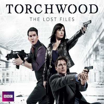 Torchwood: The Lost Files Complete Series – omslag til lydbogen af James Goss, Rupert Laight, Ryan Scott