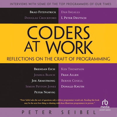 Coders at Work – omslag til lydbogen af Peter Seibel