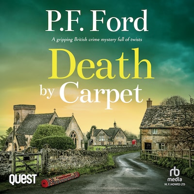 Death by Carpet – omslag til lydbogen af P.F. Ford