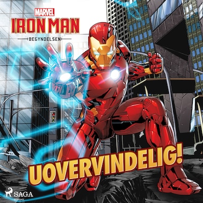 Iron Man - Begyndelsen - Uovervindelig! – omslag til lydbogen af Marvel