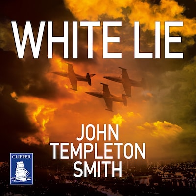 White Lie – omslag til lydbogen af John Templeton Smith