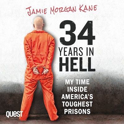 34 Years In Hell – omslag til lydbogen af James Morgan Kane