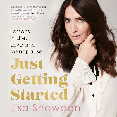 Just Getting Started – omslag van het luisterboek van Lisa Snowdon