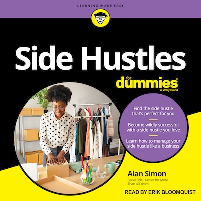 Side Hustles For Dummies – omslag til lydbogen af Alan Simon