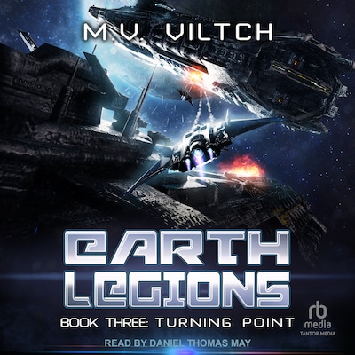 Turning Point – omslag til lydbogen af M.V. Viltch