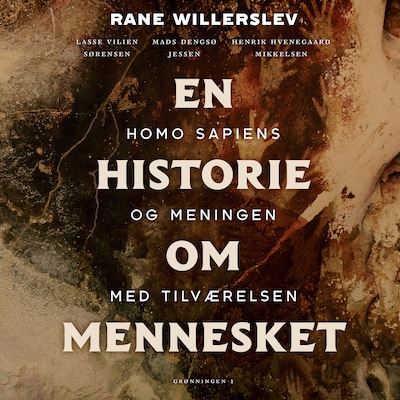 En historie om mennesket – omslag til lydbogen af Rane Willerslev