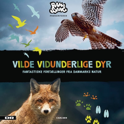 Vilde Vidunderlige Dyr - Fantastiske fortællinger fra Danmarks natur – omslag til lydbogen af DR Ramasjang