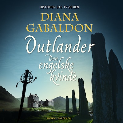 Den engelske kvinde – omslag til lydbogen af Diana Gabaldon