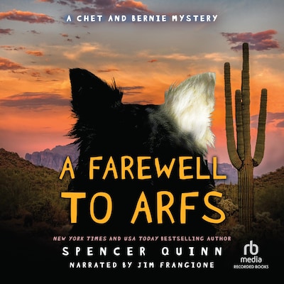 A Farewell to Arfs – omslag til lydbogen af Spencer Quinn