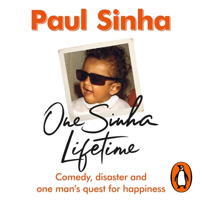 One Sinha Lifetime – omslag til lydbogen af Paul Sinha