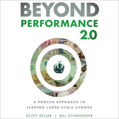 Beyond Performance 2.0 – omslag til lydbogen af Scott Keller, Bill Schaninger