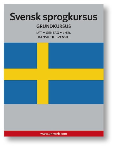 Svensk sprogkursus – omslag til lydbogen af Ann-Charlotte Wennerholm